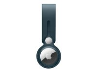 Apple - Étui pour airtag - cuir - bleu balte - pour AirTag MM043ZM/A