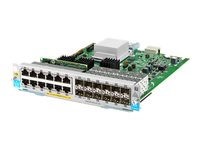 HPE - Module d'extension - Gigabit Ethernet (PoE+) x 12 + Gigabit SFP x 12 - pour HPE Aruba 5406R, 5406R 16, 5406R 44, 5406R 8-port, 5406R zl2, 5412R, 5412R 92, 5412R zl2 J9989A