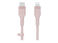 Belkin BOOST CHARGE - Câble Lightning - 24 pin USB-C mâle pour Lightning mâle - 1 m - rose - pour Apple iPad/iPhone/iPod (Lightning) CAA009BT1MPK