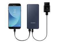 Samsung EB-P3020 - Banque d'alimentation - 5000 mAh - 1.5 A (USB) - sur le câble : Micro-USB - marine - pour Galaxy A8 (2018) Enterprise Edition EB-P3020CNEGWW