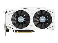 ASUS DUAL-GTX1070-8G - Carte graphique - GF GTX 1070 - 8 Go GDDR5 - PCIe 3.0 x16 - DVI, 2 x HDMI, 2 x DisplayPort DUAL-GTX1070-8G