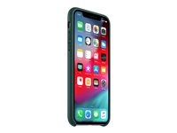 Apple - Coque de protection pour téléphone portable - cuir - vert forêt - pour iPhone XS MTER2ZM/A