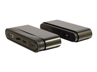 C2G USB-C Travel Dock with Hub - Station d'accueil - USB-C - VGA, HDMI, DP - GigE 82392