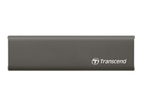 Transcend ESD250C - Disque SSD - 240 Go - externe (portable) - M.2 - USB 3.1 Gen 2 (USB-C connecteur) - gris TS240GESD250C