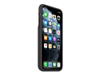 Apple Smart - Boîtier de batterie coque de protection pour téléphone portable - silicone, élastomère - noir - pour iPhone 11 Pro Max MWVP2ZM/A