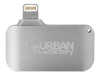 Urban Factory Card Reader for output Lightning, In: micro SD & micro USB - Lecteur de carte (microSD, microSDHC, microSDXC) - Lightning LCR01UF