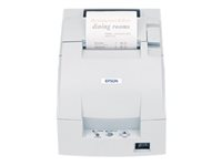 Epson TM U220B - Imprimante de reçus - deux couleurs (monochrome) - matricielle - Rouleau (7,6 cm) - 16 cpi - 9 pin - jusqu'à 4.7 lignes/sec - LAN - outil de coupe - blanc C31C514007A3