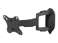 Peerless Full-Motion Plus Wall Mount SA730P - Kit de montage (bras articulé) - inclinaison et rotation - pour TV LCD - noir - Taille d'écran : 10"-29" SA730P