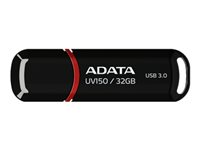 ADATA DashDrive UV150 - Clé USB - 32 Go - USB 3.0 - noir AUV150-32G-RBK