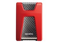 ADATA DashDrive Durable HD650 - Disque dur - 1 To - externe (portable) - 2.5" - USB 3.1 - rouge AHD650-1TU31-CRD