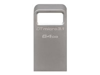 Kingston DataTraveler Micro 3.1 - Clé USB - 64 Go - USB 3.1 DTMC3/64GB