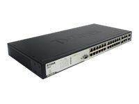 D-Link xStack DES-3200-28 - Commutateur - Géré - 24 x 10/100 + 4 x SFP Gigabit combiné - de bureau DES-3200-28