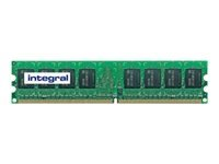 Integral - DDR2 - module - 1 Go - DIMM 240 broches - 800 MHz / PC2-6400 - CL6 - 1.8 V - mémoire sans tampon - non ECC IN2T1GNXNFX