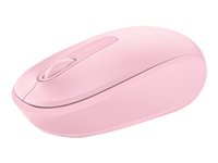 Microsoft Wireless Mobile Mouse 1850 - Souris - droitiers et gauchers - optique - 3 boutons - sans fil - 2.4 GHz - récepteur sans fil USB - orchidée claire U7Z-00024