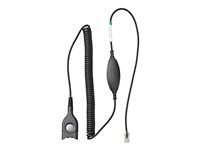 Sennheiser CSTD 08 - Câble pour casque micro - EasyDisconnect pour RJ-9 (M) - bobiné - pour IMPACT SC 230, 260; SH 330, 330 IP, 350, 350 IP 005365