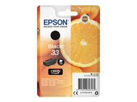 Epson 33 - 6.4 ml - noir - original - blister - cartouche d'encre - pour Expression Home XP-635, 830; Expression Premium XP-530, 540, 630, 635, 640, 645, 830, 900 C13T33314012