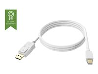 Vision Techconnect TC 1MMDPDP - Câble DisplayPort - Mini DisplayPort (M) pour DisplayPort (M) - 1 m - support 4K - blanc TC 1MMDPDP