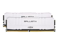 Ballistix - DDR4 - kit - 16 Go: 2 x 8 Go - DIMM 288 broches - 3200 MHz / PC4-25600 - CL16 - 1.35 V - mémoire sans tampon - non ECC - blanc BL2K8G32C16U4W
