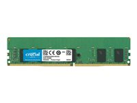 Crucial - DDR4 - module - 8 Go - DIMM 288 broches - 2666 MHz / PC4-21300 - CL19 - 1.2 V - mémoire enregistré - ECC CT8G4RFS8266