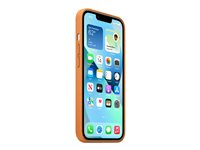 Apple - Coque de protection pour téléphone portable - avec MagSafe - cuir - brun doré - pour iPhone 13 MM103ZM/A