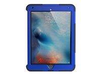 Griffin Survivor Slim - Boîtier de protection pour tablette - nylon, silicone, polycarbonate, acier, PET - noir, bleu - 9.7" - pour Apple 9.7-inch iPad Pro GB41877