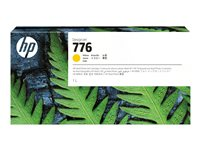 HP 776 - 1 L - haute capacité - jaune - original - DesignJet - cartouche d'encre - pour DesignJet Z9+ Pro 1XB08A