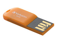 Verbatim Store 'n' Go Micro USB Drive - Clé USB - 8 Go - USB 2.0 - Orange volcanique 47426