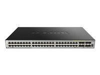 D-Link DGS 3630-52TC - Commutateur - C3 - Géré - 44 x 10/100/1000 + 4 x SFP Gigabit combiné + 4 x 10 Gigabit SFP+ - Montable sur rack DGS-3630-52TC/SI/E