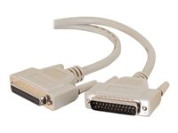 C2G - Rallonge de câble d'imprimante - DB-25 (M) pour DB-25 (F) - 2 m - moulé 81470