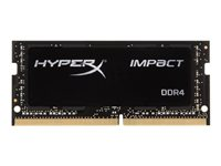 HyperX Impact - DDR4 - module - 16 Go - SO DIMM 260 broches - 2666 MHz / PC4-21300 - CL15 - 1.2 V - mémoire sans tampon - non ECC - noir HX426S15IB2/16