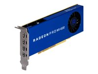 AMD Radeon Pro WX 4100 - Carte graphique - Radeon Pro WX 4100 - 4 Go GDDR5 - PCIe 3.0 x16 profil bas - 4 x Mini DisplayPort - promo - pour Workstation Z2 G4 (MT, SFF), Z240, Z4 G4, Z6 G4, Z8 G4 Z0B15AT