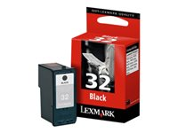 Lexmark Cartridge No. 32 - Noir - originale - cartouche d'encre - pour Lexmark P4310, X3310, X5450, X5470, X7310, X7350, X8310, X8350, Z810, Z812, Z816, Z818 18CX032E