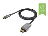 VISION - Câble adaptateur - USB-C mâle pour HDMI mâle - 2 m - braided - support 4K TC 2MUSBCHDMI/HQ