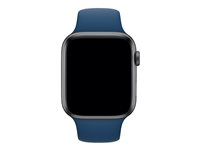 Apple 44mm Sport Band - Bracelet de montre - 140-210 mm - bleu horizon - pour Watch (42 mm, 44 mm) MTPR2ZM/A