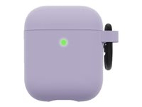 OtterBox - Étui pour boîtier de chargement des écouteurs sans fil - polycarbonate, caoutchouc synthétique - élixir (violet clair) - pour Apple AirPods (1ère génération, 2e génération) 77-83773