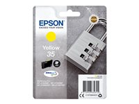 Epson 35 - 9.1 ml - jaune - originale - emballage coque avec alarme radioélectrique/ acoustique - cartouche d'encre - pour WorkForce Pro WF-4720, WF-4720DWF, WF-4725DWF, WF-4730, WF-4740, WF-4740DTWF C13T35844020