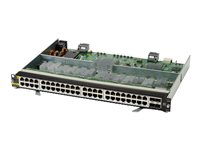 HPE Aruba Line Module - Module d'extension - 5GBase-T x 48 + 50 Gigabit SFP56 x 4 - pour HPE Aruba 6405, 6405 48SFP+, 6405 96G, 6410 R0X41A