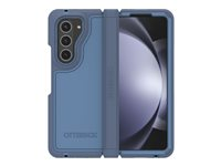 OtterBox Defender Series XT - Étui à rabat pour téléphone portable - robuste - caoutchouc synthétique, coque en polycarbonate - jeans bleu bébé (bleu) - pour Samsung Galaxy Z Fold5 77-94068