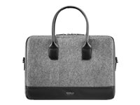 Mobilis Origine Briefcase - Sacoche pour ordinateur portable - 14" - 16" - gris 042019