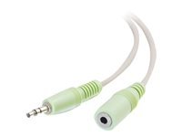 C2G - Rallonge de câble audio - mini jack stéréo mâle pour mini jack stéréo femelle - 10 m - blindé 80104