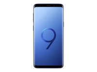 Samsung Galaxy S9 - 4G smartphone - double SIM - RAM 4 Go / Mémoire interne 64 Go - microSD slot - écran OEL - 5.8" - 2960 x 1440 pixels - rear camera 12 MP - front camera 8 MP - Bleu corail SM-G960FZBDXEF