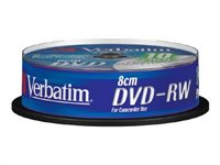 Verbatim - 10 x DVD-RW (8cm) - 1.4 Go (30 minutes) 1x - 2x - surface imprimable avec photo - spindle 43640