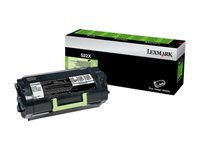 Lexmark 520XA - À rendement extrêmement élevé - noir - original - cartouche de toner LCCP - pour Lexmark MS811dn, MS811dtn, MS811n, MS812de, MS812dn, MS812dtn 52D0XA0