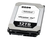 HGST Ultrastar HE12 HUH721212AL5201 - Disque dur - chiffré - 12 To - interne - 3.5" - SAS 12Gb/s - 7200 tours/min - mémoire tampon : 256 Mo - TCG Encryption 0F29531