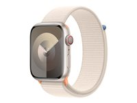 Apple - Boucle pour montre intelligente - 45 mm - 145 - 220 mm - lumière des étoiles MT5E3ZM/A