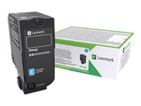 Lexmark - À rendement élevé - cyan - original - cartouche de toner LCCP, LRP, Entreprise Lexmark - pour Lexmark CX725de, CX725dhe, CX725dthe 84C2HCE