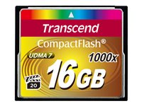 Transcend Ultimate - Carte mémoire flash - 16 Go - 1000x - CompactFlash TS16GCF1000