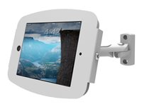 Compulocks Space Swing Arm iPad 12.9" Wall Mount White - Boîtier - Anti-vol - pour tablette - verrouillable - aluminium de haute qualité - blanc - pour Apple 12.9-inch iPad Pro (1ère génération, 2e génération) 827W290SENW