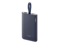 Samsung Fast Charge Portable Battery Pack EB-PG950 - Banque d'alimentation - 5100 mAh - 2 A - FC (USB) - sur le câble : Micro-USB - marine - pour Galaxy A8 (2018) Enterprise Edition, Note8, S8, S8 Active, S8+ EB-PG950CNEGWW