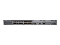 Juniper Networks SRX1500 Services Gateway - Dispositif de sécurité - 20 ports - 10 GigE - flux d'air de l'avant vers l'arrière - 1U - rack-montable SRX1500-SYS-JE-AC